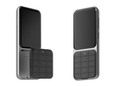 Sidephone SP-01 (na zdjęciu) ma wymienną klawiaturę z unikalnymi opcjami, takimi jak układ QWERTY lub T9. (Źródło zdjęcia: Sidephone)