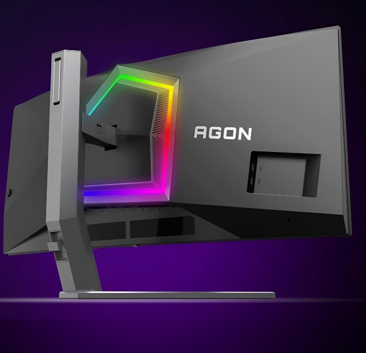 Monitor do gier Agon Pro jest wyposażony w podświetlenie RGB.