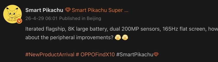 Wyciekły szczegóły Oppo Find X10.