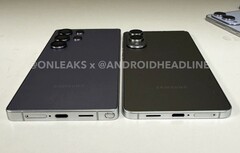 Samsung Galaxy S25 Edge jest o prawie 30% cieńszy niż Galaxy S25 Ultra. (Źródło obrazu: @OnLeaks / Android Headlines)