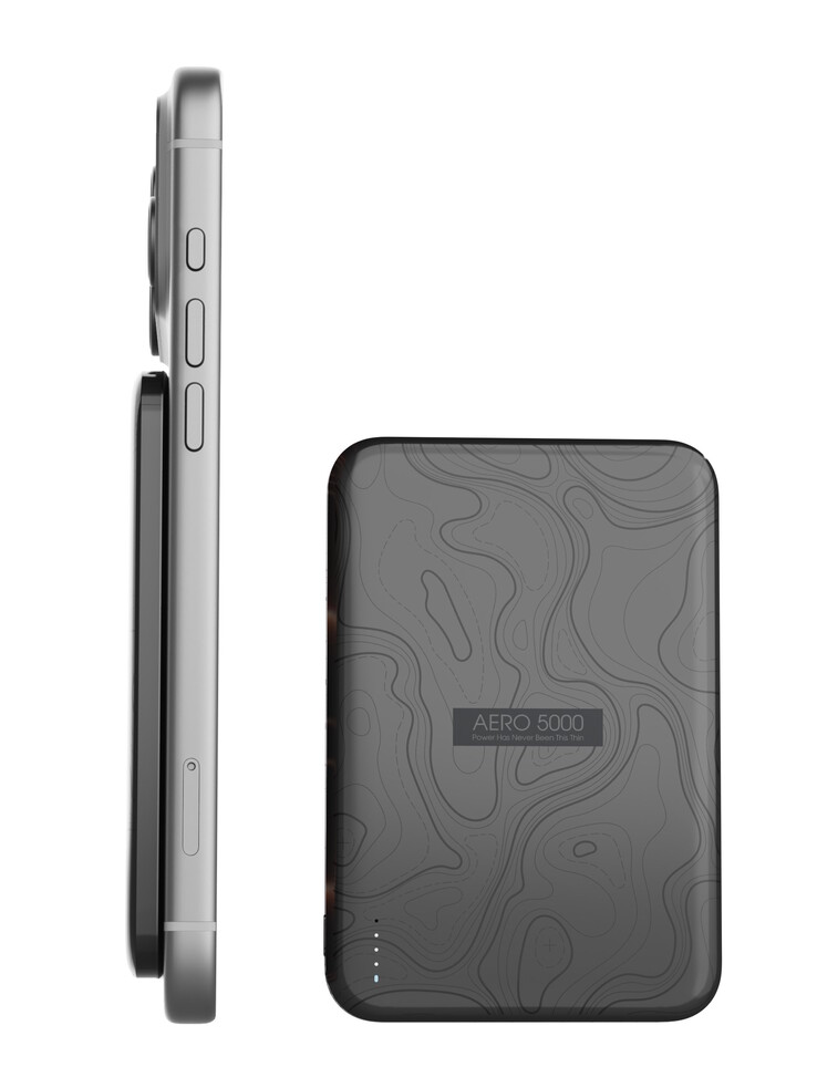 Powerbank Tessan Aero 5000 umożliwia ładowanie telefonów kompatybilnych z MagSafe za pomocą połączenia magnetycznego.