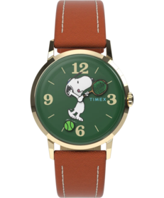 Peanuts x Timex Marlin Hand-Wound Snoopy Tennis TW2V88800 – widok z przodu