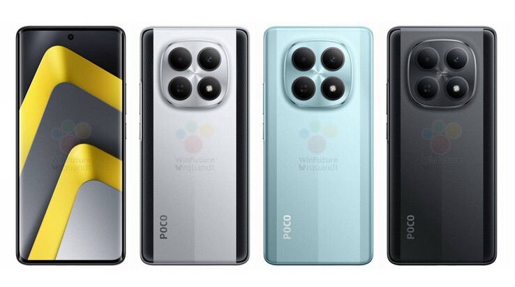 Poco M8 i Poco M8 Pro mają zasadniczo ten sam wygląd (źródło obrazu: Winfuture)