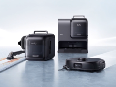 Nowe eufy Robot Vacuum Omni E25 i E28 (powyżej) posiadają mop rolkowy. (Źródło zdjęcia: eufy)