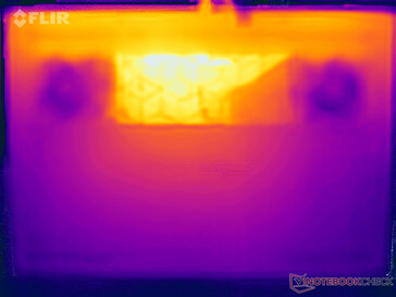 Test naprężeń temperatury powierzchni (dół)