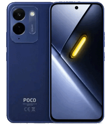 Poco C9 Pro w kolorze niebieskim.