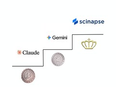 Obraz ilustrujący porównanie Scinapse z konkurencją (źródło obrazu: Google, Anthropic i Pluto Labs; edytowane)