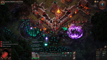 Ilustracja przedstawiająca oblężenie w grze „Age of Darkness: Final Stand”.