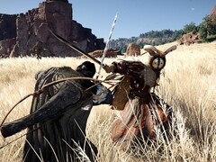 Walka z bossem Crimson Desert Reed Devil. (Źródło obrazu: Steam)