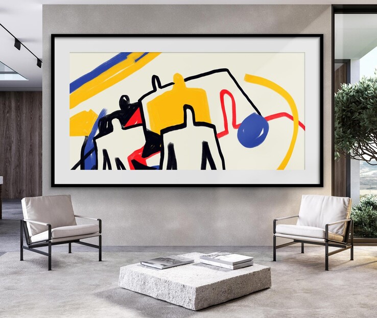 Wyświetlacz LG Magnit Active Micro LED może wyświetlać wybrane arcydzieła sztuki, gdy nie jest aktywnie używany. (Źródło obrazu: LG)