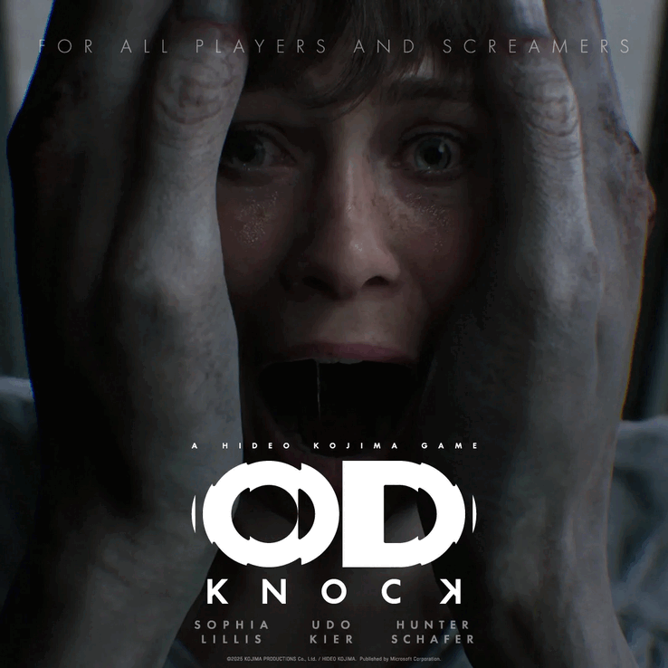 OD ma nowy podtytuł: Knock w zwiastunie teaserowym (Źródło obrazu: Kojima Productions)