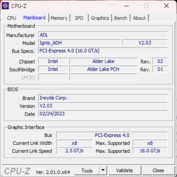 Płyta główna CPU-Z