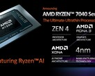 Niektóre procesory Ryzen 7040 Phoenix-HS będą zawierać silnik AMD XDNA AI. (Źródło: AMD)