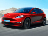 Tesla Model 2 hatch render (zdjęcie: CarWow)