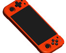 XU40 H55 wydaje się być wzorowany na Switch Lite, ale ze zmienionym d-padem i lewym joystickiem. (Źródło zdjęcia: XU Retro via Retro Handhelds)