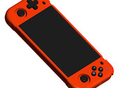 XU40 H55 wydaje się być wzorowany na Switch Lite, ale ze zmienionym d-padem i lewym joystickiem. (Źródło zdjęcia: XU Retro via Retro Handhelds)