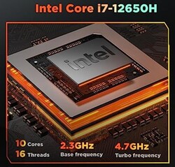 Intel Core i7-12650H (źródło: Nipogi)
