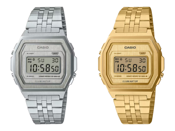 Zegarki Casio Vintage A1000A-7 (po lewej) i A100G-9 (po prawej). (Źródło zdjęcia: Casio)
