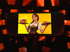 „Yes Chef!” to gra z gatunku gier kulinarnych. Na zdjęciu: konsola Steam Deck z okładką gry „Tavern Manager”.