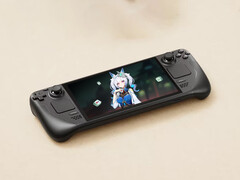 Urządzenie Steam Deck ze zdjęciem okładki Demonic Mahjong (źródło zdjęcia: Valve; edytowane)