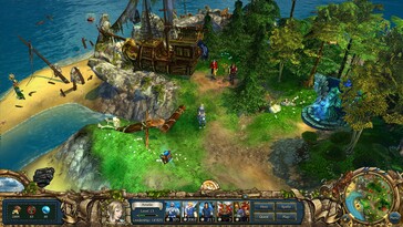 Pictured: A gameplay screenshot from King’s Bounty: Crossworlds.
