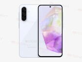 A "Galaxy A36". (Źródło obrazu: Giznext x OnLeaks)
