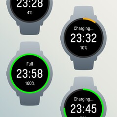 Czas jest wyświetlany podczas ładowania