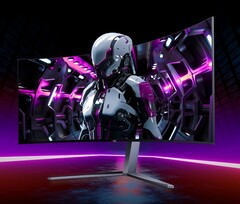 Nowy monitor do gier AOC Agon Pro wyposażony jest w 34-calowy zakrzywiony wyświetlacz z panelem QD-OLED.