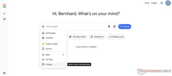 Płacący użytkownicy mogą również korzystać z Gemini 4 Argon w trybie AI wyszukiwarki Google.