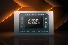 Na zdjęciu widoczna jest zmodyfikowana wersja grafiki marketingowej przedstawiającej procesory AMD Ryzen AI.