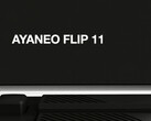 Oficjalny zwiastun Ayaneo Flip 11 pokazuje zamontowany z tyłu fizyczny przycisk. (Źródło obrazu: Ayaneo - edytowane)