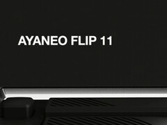 Oficjalny zwiastun Ayaneo Flip 11 pokazuje zamontowany z tyłu fizyczny przycisk. (Źródło obrazu: Ayaneo - edytowane)