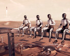 Roboty Tesla Optimus wdrożone do prac budowlanych na Marsie. (Źródło zdjęcia: SpaceX)