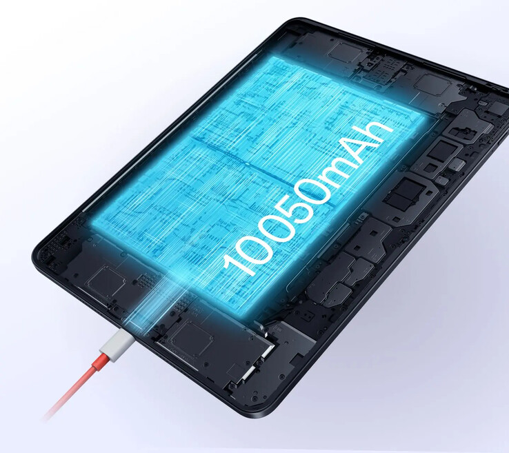 OnePlus Pad Go 2 posiada również baterię o pojemności 10 050 mAh. (Źródło obrazu: OnePlus)