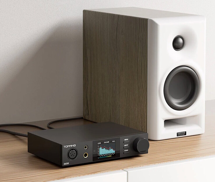 Topping DX5 II DAC posiada tryb przedwzmacniacza do użytku z aktywnymi głośnikami zewnętrznymi. (Źródło obrazu: Topping)