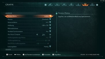 Rozbudowane menu graficzne
