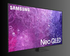 85-calowy telewizor QLED Samsung QN90C pod kątem (źródło zdjęcia: Best Buy)