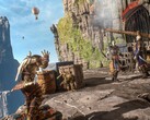 Ilustracja przedstawiająca Styx i przeciwników w grze „Styx: Shards of Darkness”, obecnie dostępnej na platformie Steam z 93% zniżką.