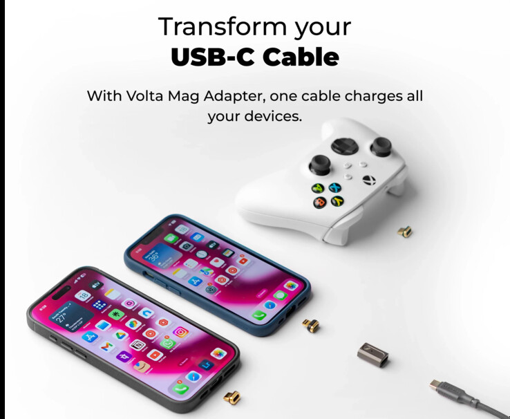 Nadchodzący adapter Thunderbolt 5 w akcji. (Źródło: Volta)