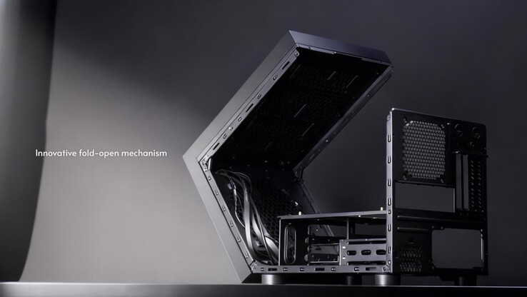 Obudowa Cube PC charakteryzuje się konstrukcją ze stali niskowęglowej i całkiem ciekawym mechanizmem otwierania. (Źródło zdjęcia: Chieftec)