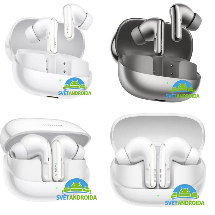 Najnowsze rendery "Xiaomi Buds 5 Pro". (Źródło: Svět Androida via Digital Chat Station)