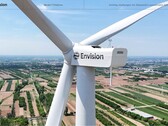 Projekt ma 1,43 gigawata energii słonecznej i wiatrowej do wytworzenia 300 000 ton zielonego wodoru i amoniaku. Obraz referencyjny. (Źródło obrazu: Envision Energy)