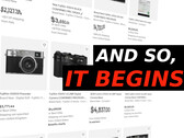 Sukces Fujifilm X100VI już układa się w jego upadek. (Źródło zdjęcia: eBay - edytowane)