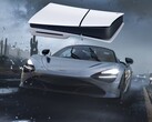 Baner Forza Motorsport 5 pokazany z konsolą PS5