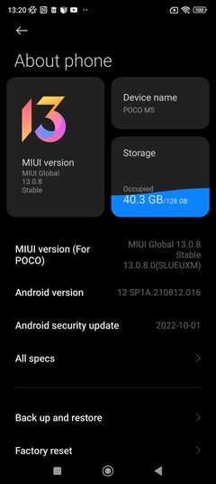 Oprogramowanie Xiaomi Poco M5