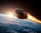 Asteroida 2024 YR4 może zderzyć się z Księżycem w 2032 roku. Artystyczna impresja asteroidy zbliżającej się do Ziemi. (Źródło zdjęcia: mathiasalvez, Adobe Stock)