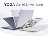 Yoga Air 14 Ultra Aura jest dostępny w wielu opcjach kolorystycznych.