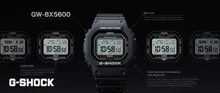 Wyciekły obraz marketingowy potwierdzający niektóre specyfikacje nadchodzącego Casio G-Shock GW-BX5600. (Źródło obrazu: Reddit)