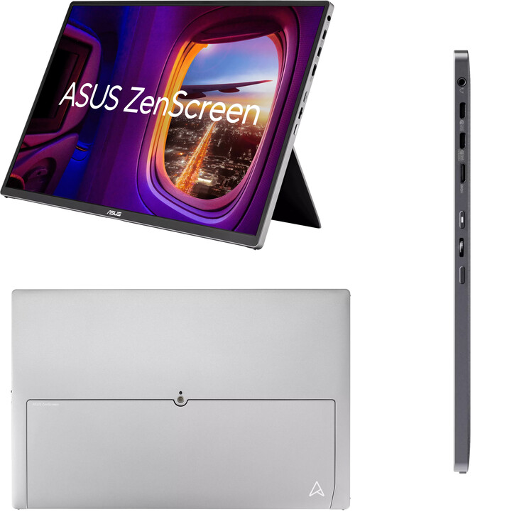 Konstrukcja Asus OLED ZenScreen MQ16FC