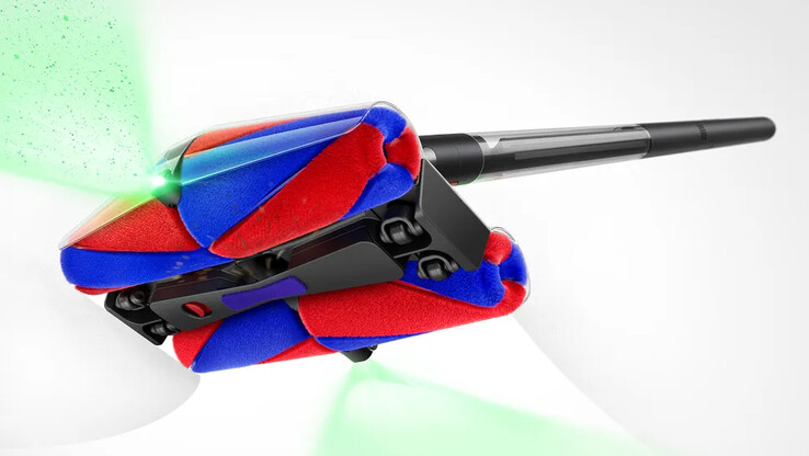 Głowica szczotki Dyson PencilVac ma cztery stożki Fluffycones. (Źródło zdjęcia: Dyson)